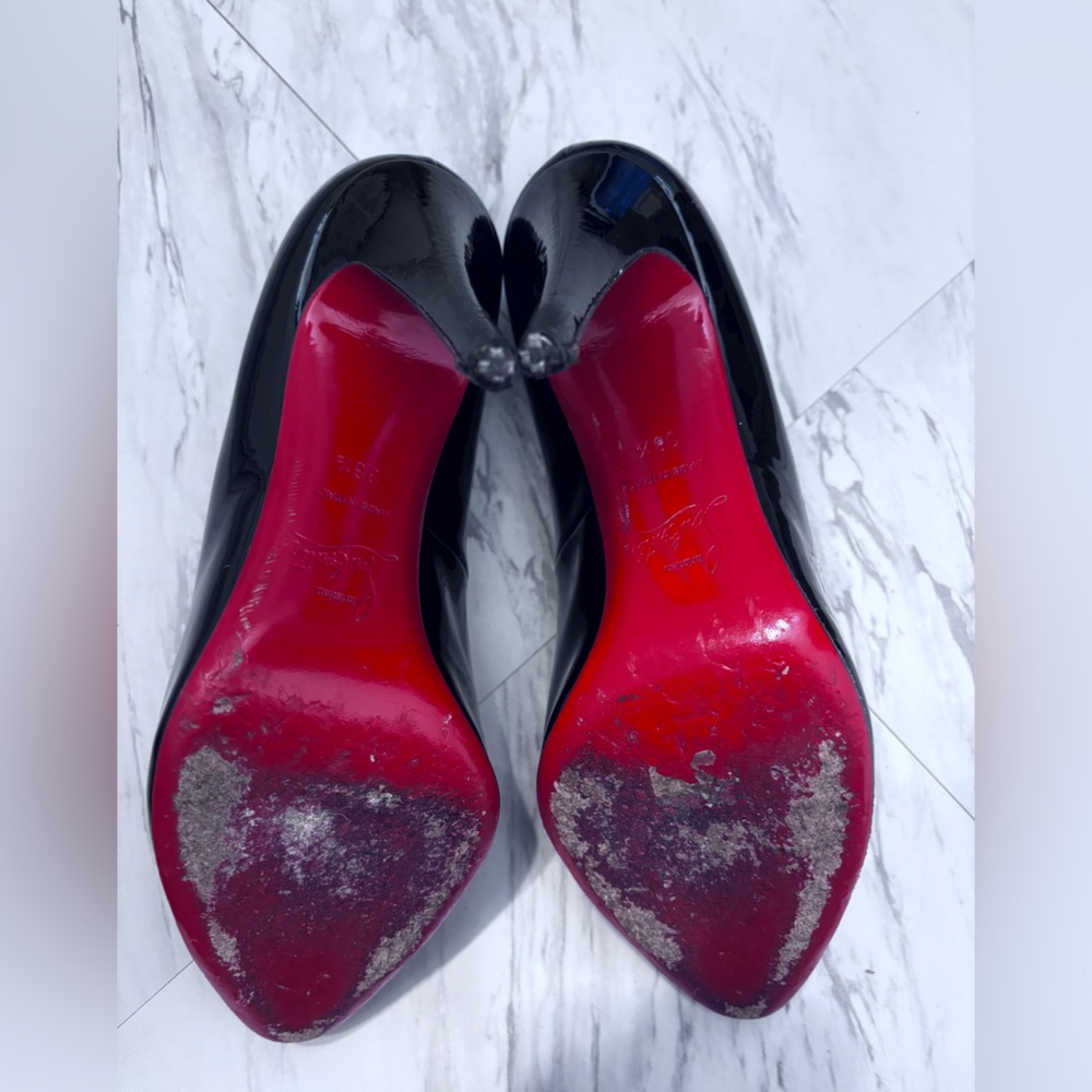 Christian Louboutin Red bottom black heels with box Size: 9 - Picture 3 of 13